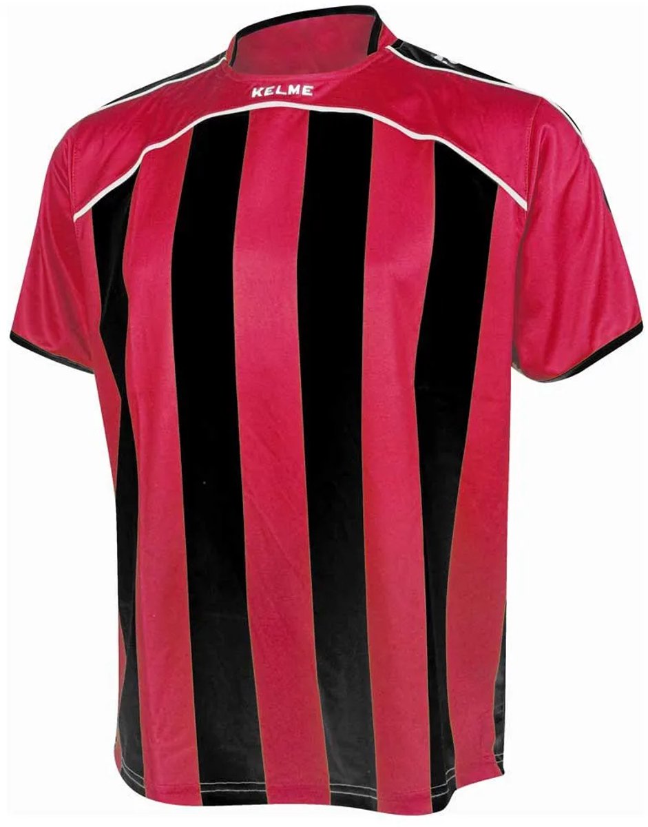 Kelme Liga T-shirt Met Korte Mouwen Rood,Zwart 2XL Man
