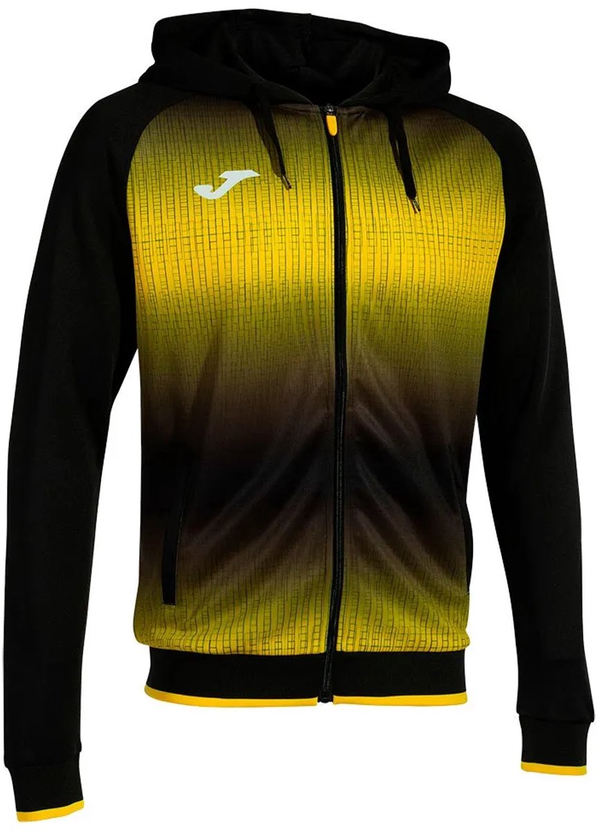 Joma Tiger V Sweatshirt Met Rits Geel,Zwart L Man