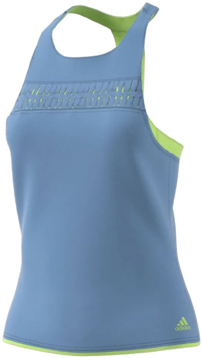 Adidas Melbourne Mouwloos T-shirt Vrouw Blauw