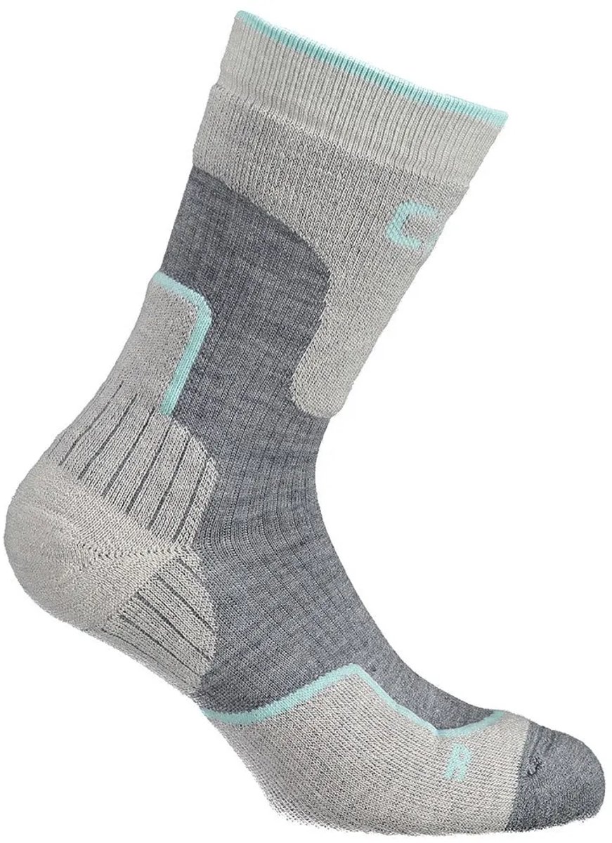 Cmp Trekking Wool Mid 3i49177 Sokken Man Grijs
