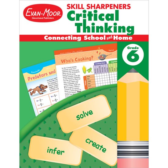 Skill Sharpeners Critical Thinking, Grade 6 - cover