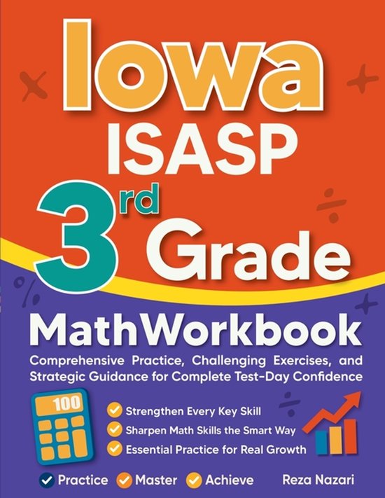 Iowa ISASP 3rd Grade Math Workbook - cover