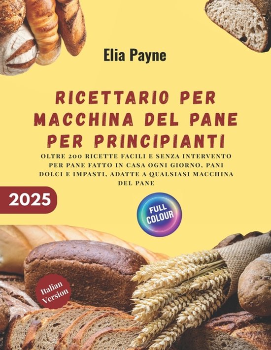 Ricettario per macchina del pane per principianti - cover