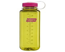 Nalgene - Wide Mouth Bottle - drinkfles - waterfles - 1000ml - BPA free - SUSTAIN - Endive w/Fuchsia Purple NIEUW