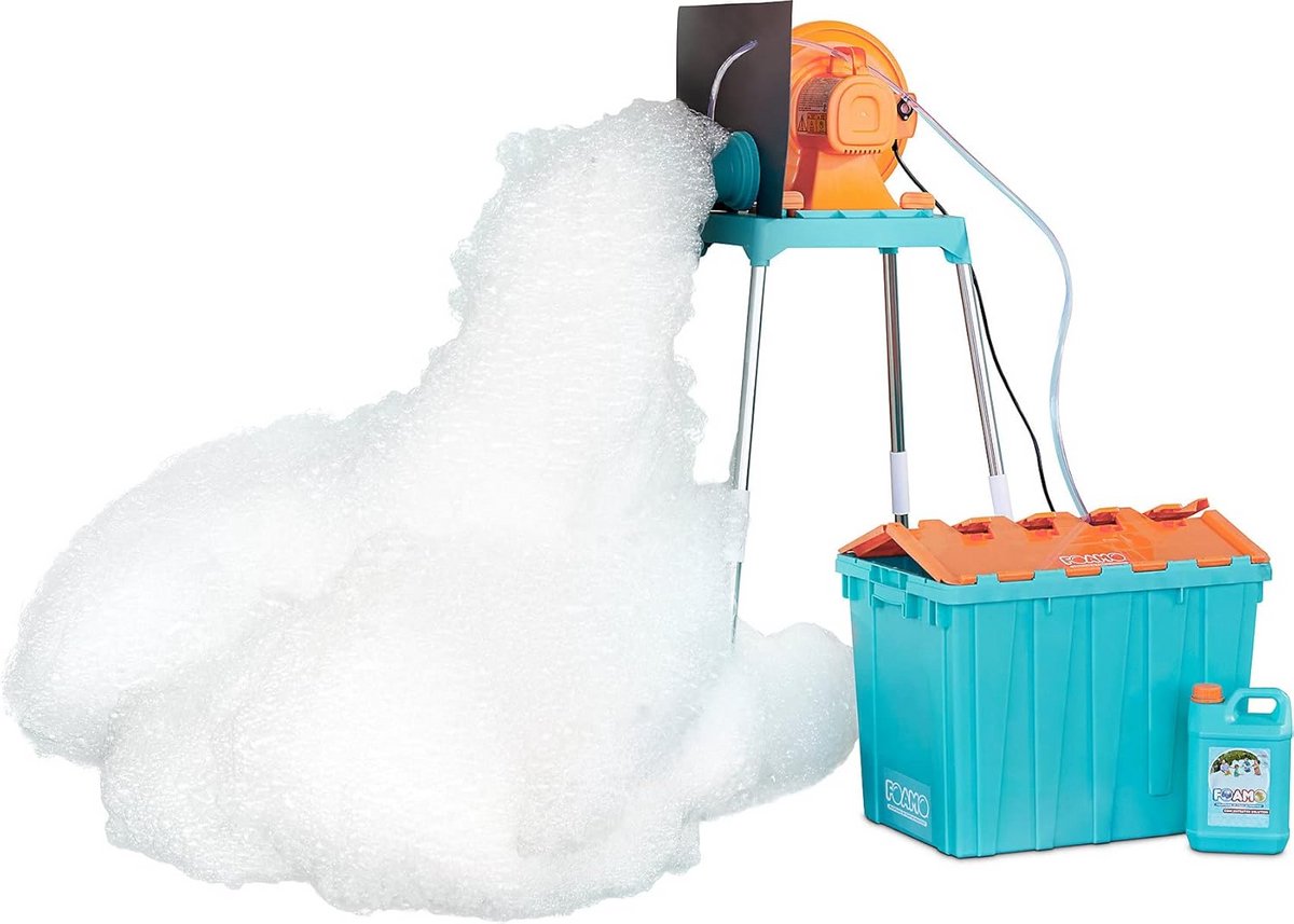 Kinderspeelgoed Schuimwaterglijbaan met Pomp en Blower - Geschikt Vanaf 3 Jaar