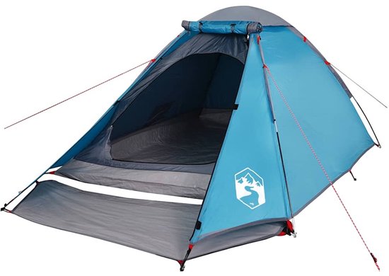 vidaXL Koepeltent - 2-persoons - Waterdicht - Blauw Kampeertent - Koepeltent - Tent - Buitenleven - Camping van Vidaxl — afbeelding 2