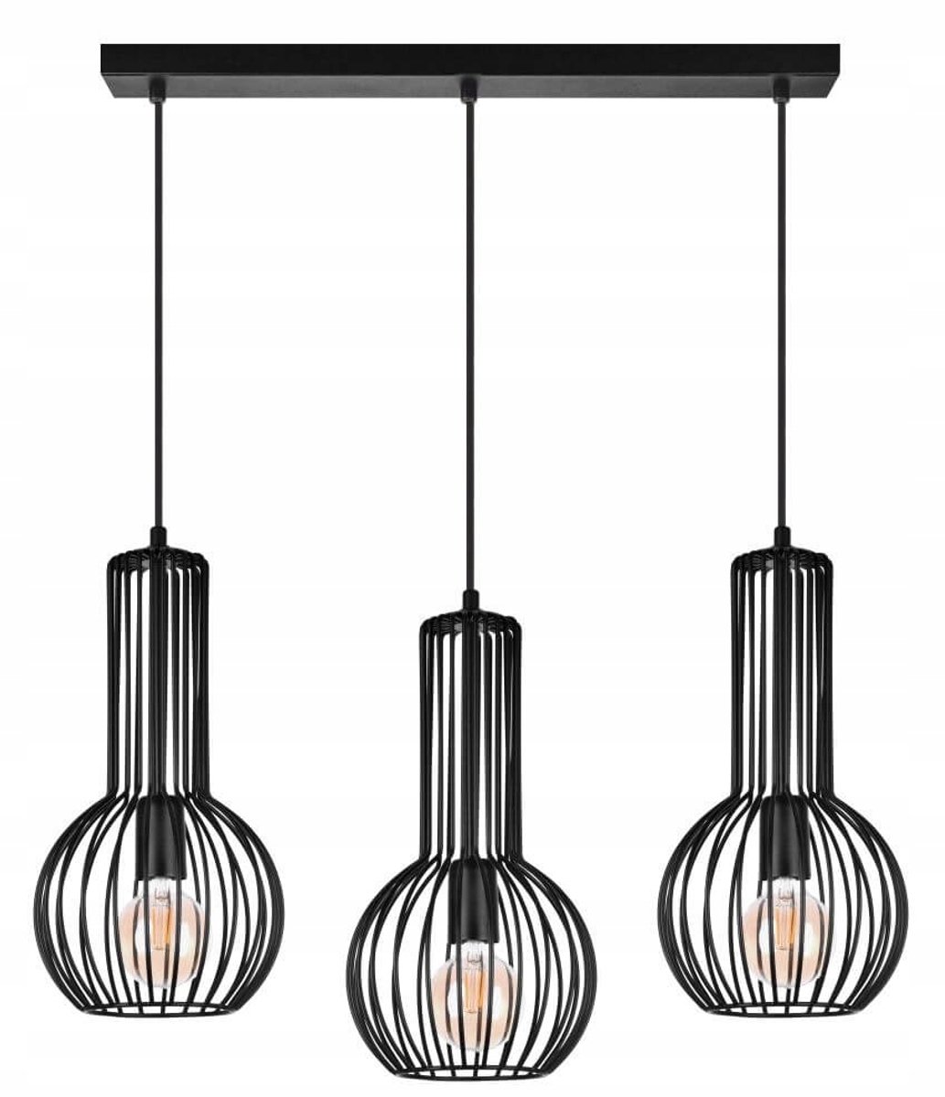 BONGO hanglamp 3xE27 loft design - verstelbaar in hoogte