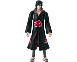Bandai - Anime Heroes - Naruto Shippuden - 17 cm Actiefiguur - Sasuke Taka - Officieel gelicenseerde Naruto Shippuden - Sasuke Uchiha Actiefiguur Taka Version - 36967