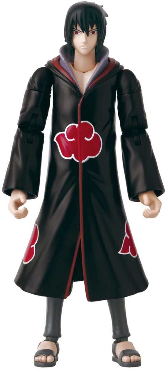 Bandai - Anime Heroes - Naruto Shippuden - 17 cm Actiefiguur - Sasuke Taka - Officieel gelicenseerde Naruto Shippuden - Sasuke Uchiha Actiefiguur Taka Version - 36967