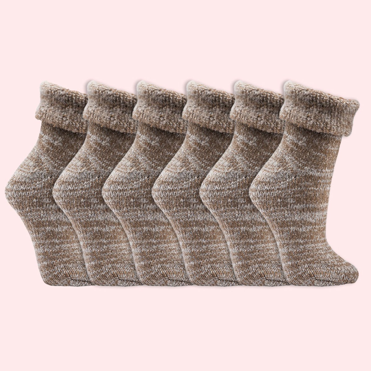 Wollen sokken Thermo sokken Beige