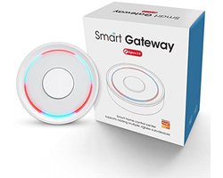 Zigbee Gateway Hub – Draadloze Smart Home Hub met LED Achtergrondverlichting, Ondersteunt Tuya Apparaten, Afstandsbediening en Stemcontrole via Alexa en Google Home