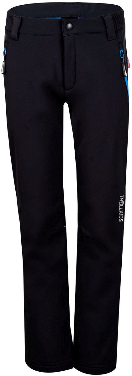 Trollkids Fjell Softshell Broek cm Jongen Zwart