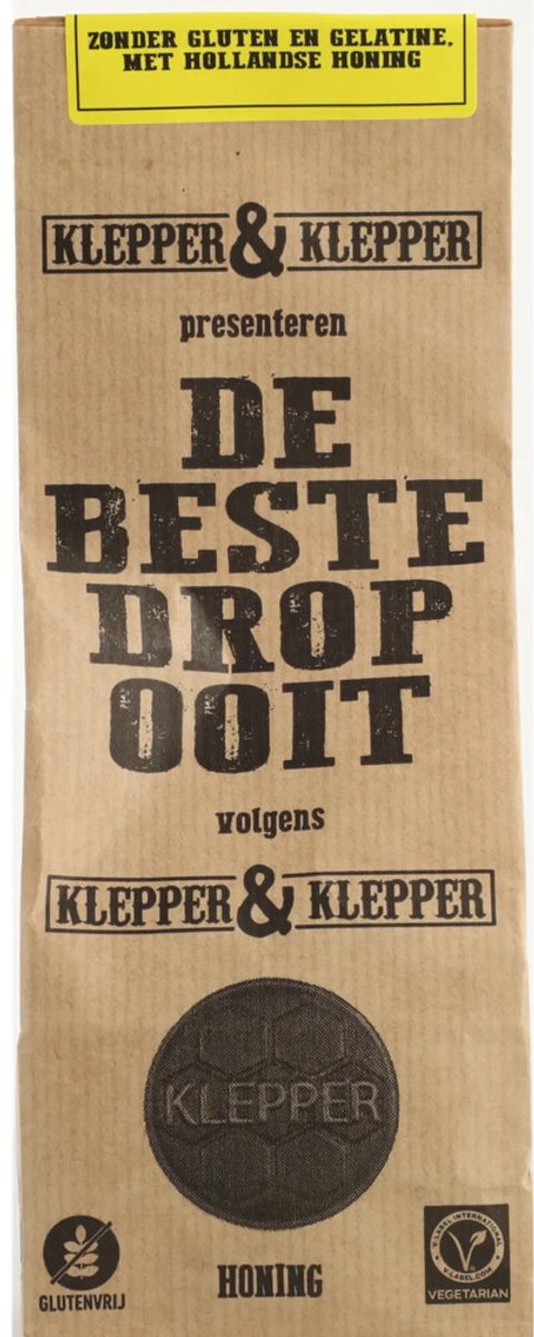Klepper & Klepper De Beste Drop Ooit Honing - 3 x 200 gr - Voordeelverpakking
