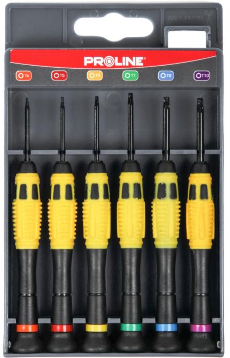Proline Precisie Torx Schroevendraaierset - 6 Delig