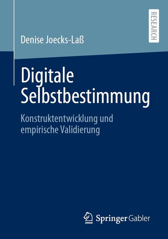 Business and Economics (German Language) - Digitale Selbstbe ... - cover