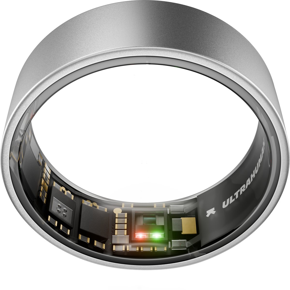 Ultrahuman AIR Smart Ring, Raw Titanium - Grootte 6