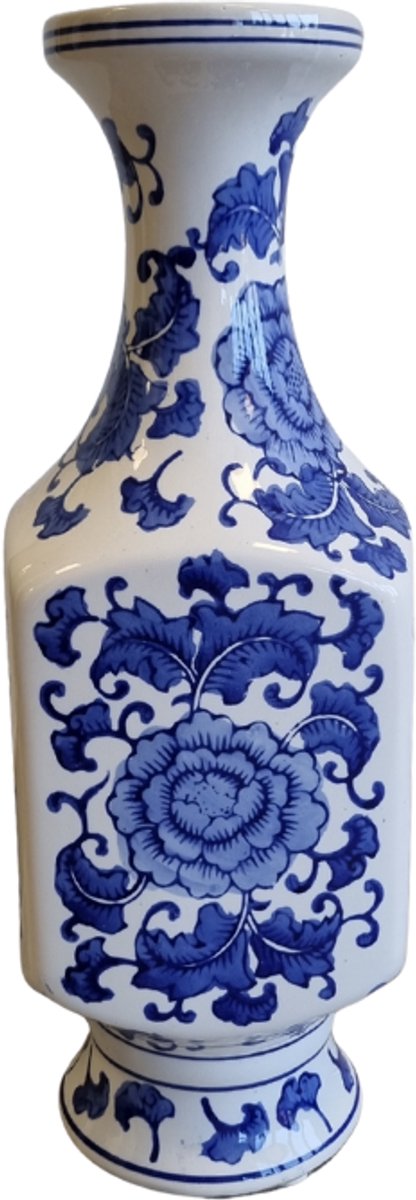 Delftsblauwe vaas klassiek - 31cm hoog