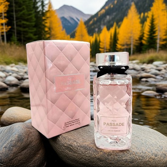 CADEAU TIP - Luxe Franse Eau de Parfum - Passade Paris Intense - een heerlijke Frisse Geur van diverse zachte populaire bloemen - met GRATIS parfum verstuiver