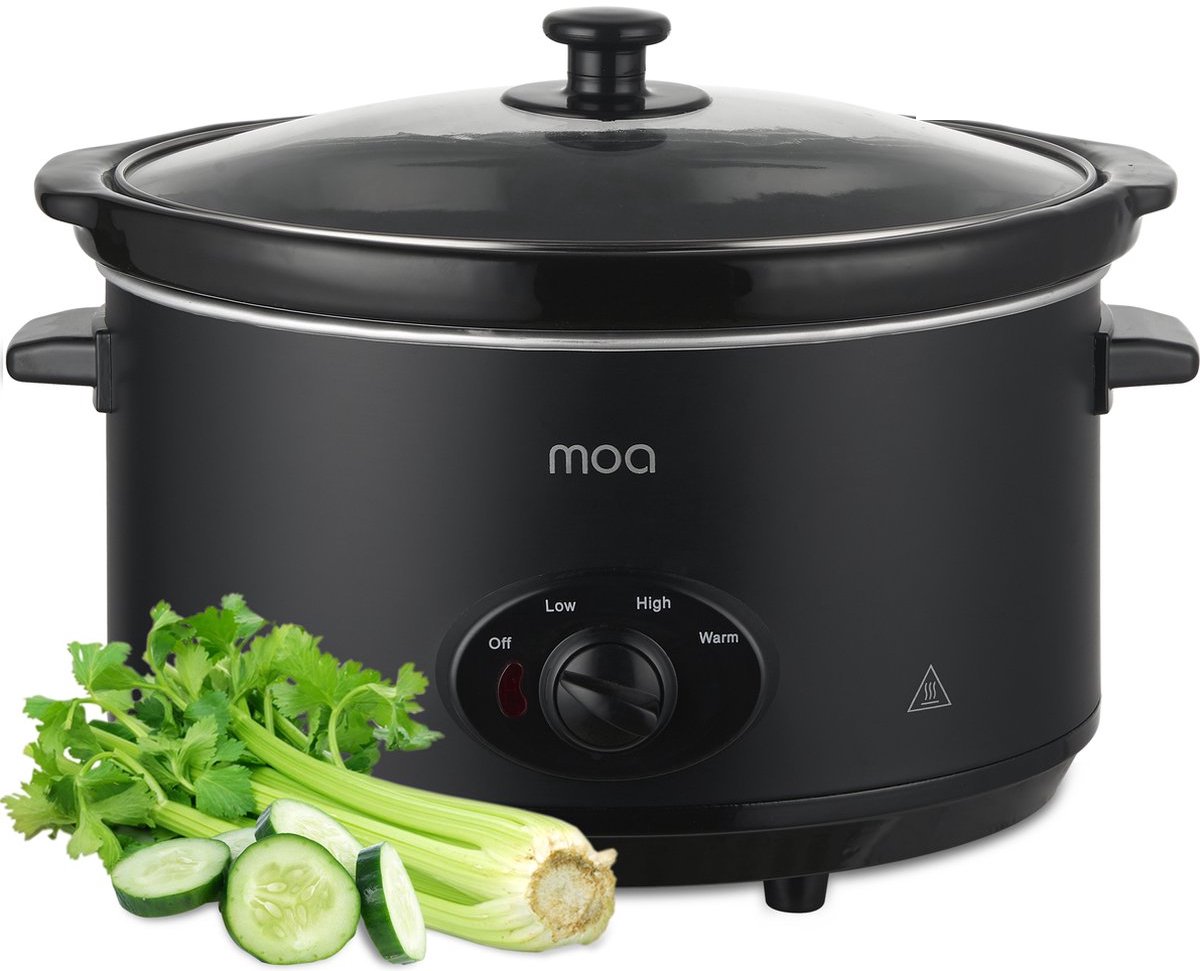 MOA Slowcooker - 65 liter - Zwart - SC65B