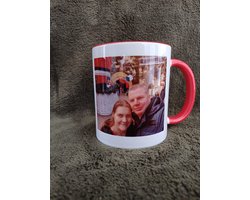 Gepersonaliseerde Mok met Eigen Foto, Tekst of Bedrijfslogo - Unieke Fotomok - Ontwerp Je Eigen Cadeau Mok met Tekst of Afbeelding - Perfect voor Herinneringen of Relatiegeschenken - Rondom Bedrukbaar