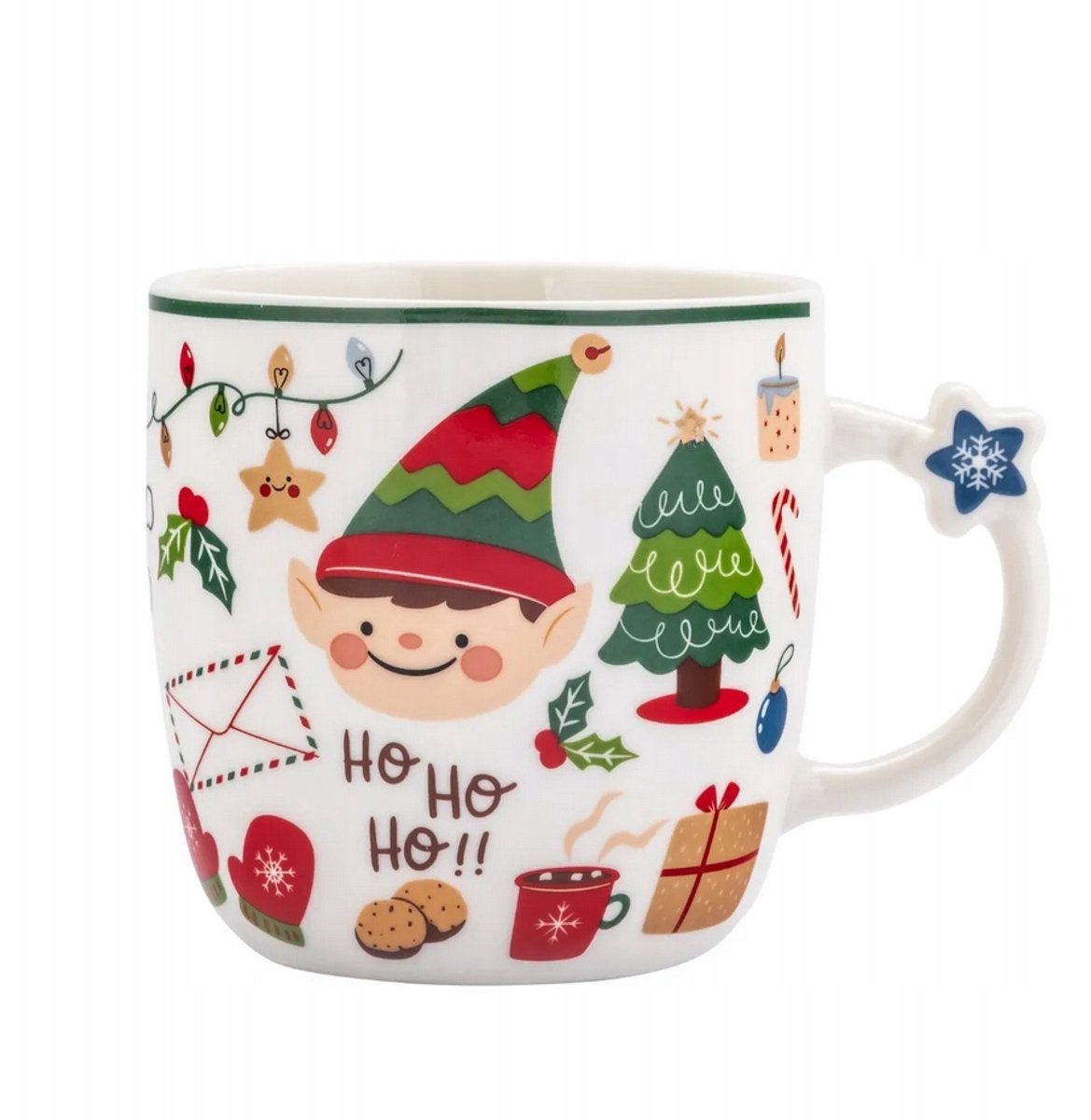Winter Elf Mok 400ml - Porselein, waterbestendig