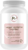 Natural Women Care - Vegan Poteine (vanille) - Geschikt voor herstel en spieropbouw - Volledig aminozuurprofiel!