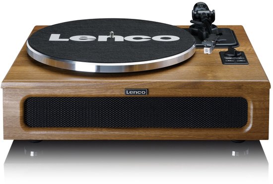 Lenco Platenspeler met Bluetooth - Vier ingebouwde Speakers 40W RMS - LS-410WA - Hout — afbeelding 2