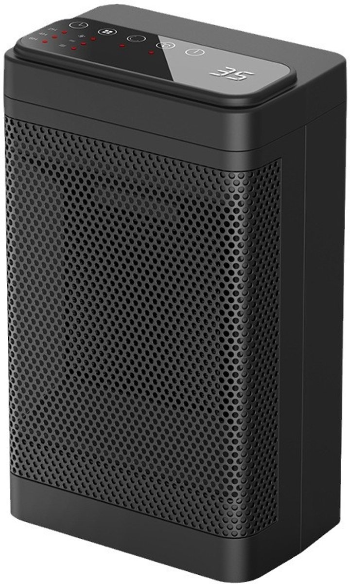 Mini-Keramische-Verwarming-1500W-3-standen-Timer-Touchscreen-Zwart-Europese-Stekker