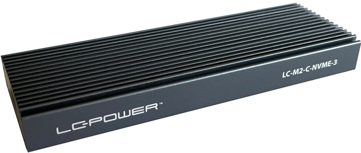 LC-Power SSD-Behuizing voor NVMe-M.2-SSD LC-M2-C-NVME-3