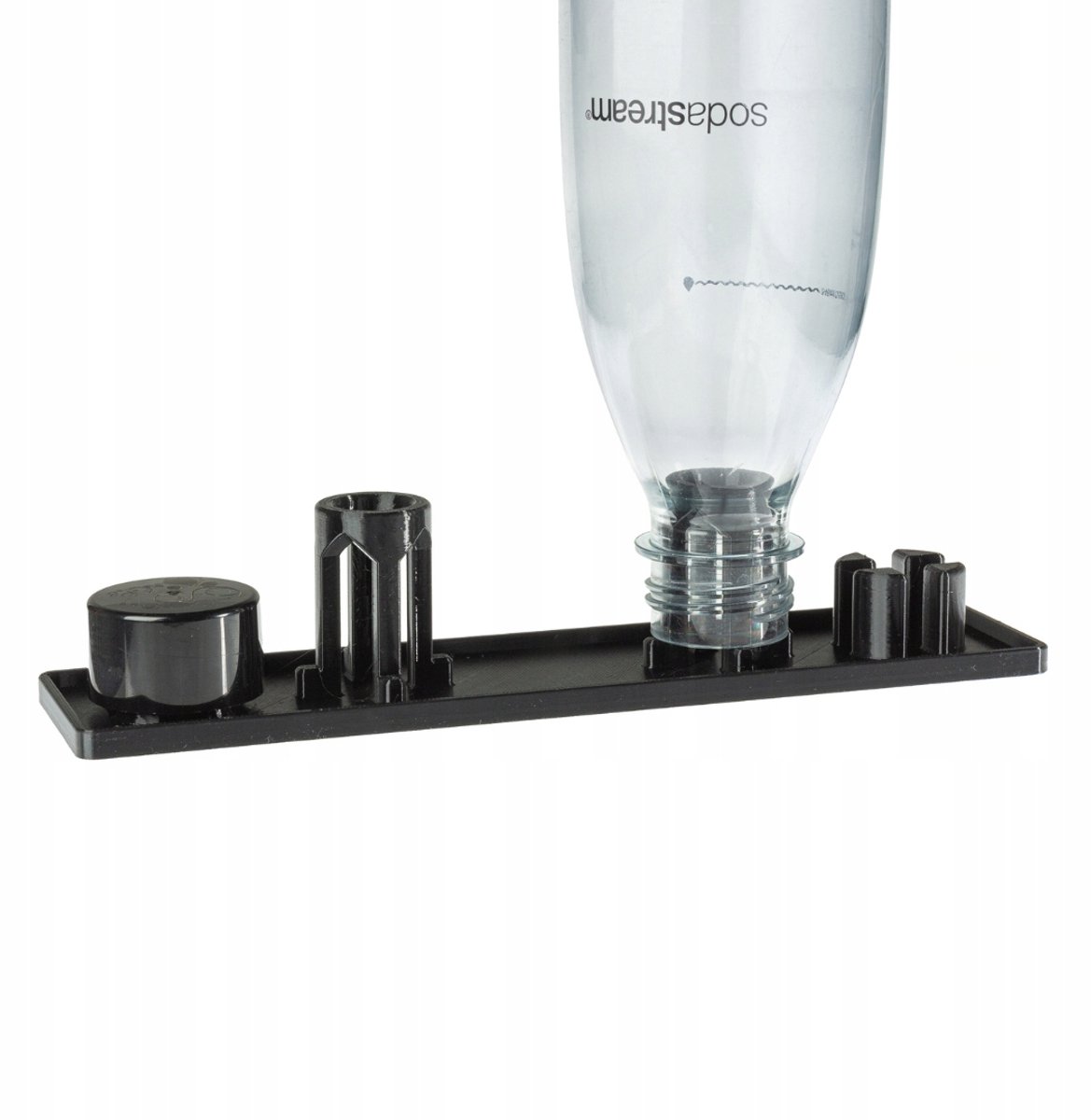 Zwarte SodaStream Flessenhouder & Cover Organizer Slank