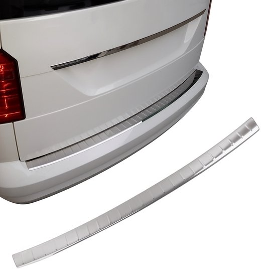 VW Caddy RVS bumperbeschermer 2015-2020 - De Bedrijfswagen