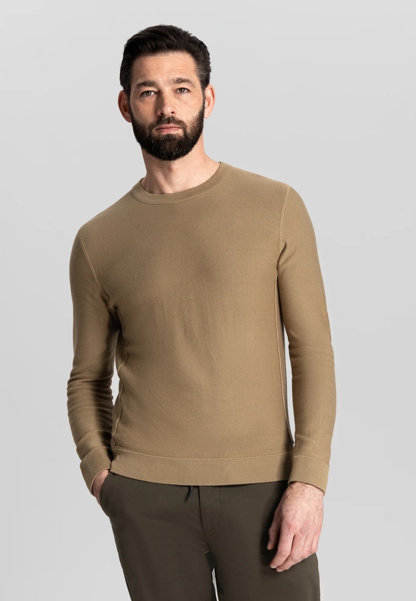 Dstrezzed Pullover Clean Structure knit Ivar Crew Oak (405628 - 265)