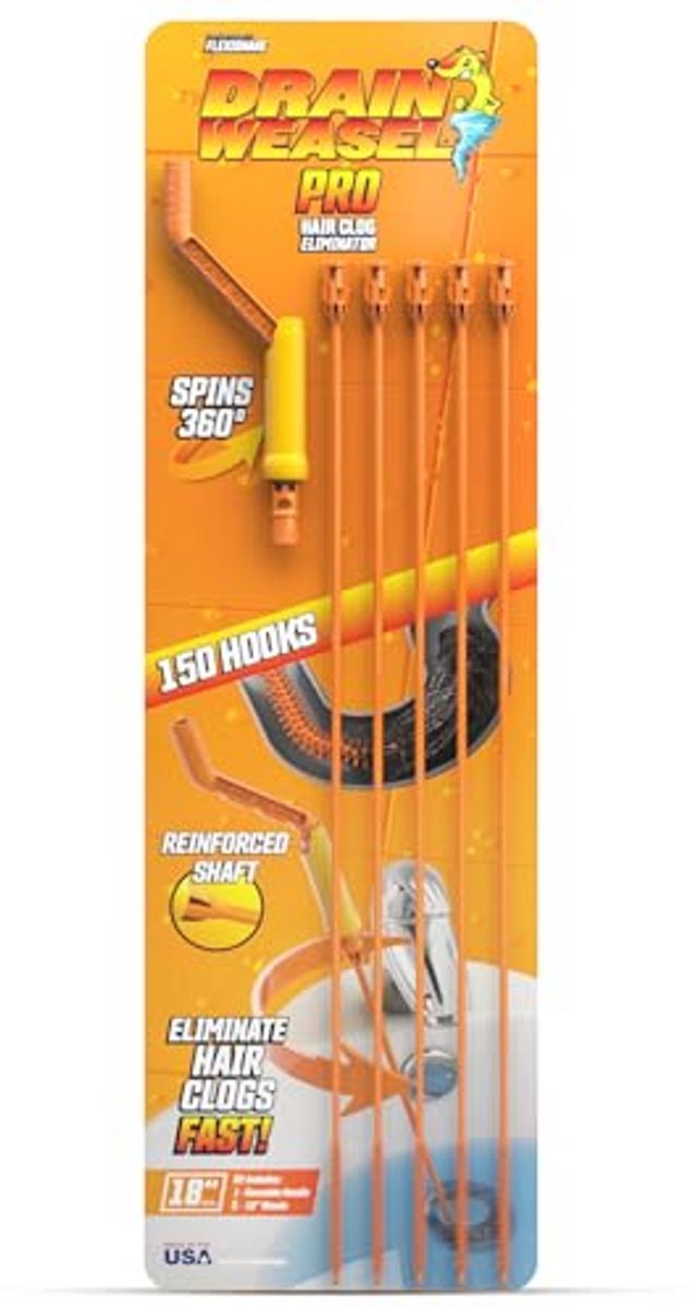 Afvoerreiniger met Draaibare Handgreep - 18 Inch Gootsteen Klompenverwijderaar