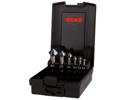 RUKO 102790EPRO Kegelverzinkboorset 6-delig 6.3 mm, 8.3 mm, 10.4 mm, 12.4 mm, 16.5 mm, 20.5 mm HSS 1 set(s)