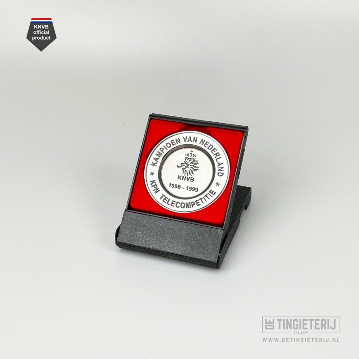 Miniatuur Kampioensschaal Eredivisie 98/99 - Feyenoord - Voetbal - Kampioen van Nederland - Officieel KNVB product - Cadeau Feyenoord - Feyenoord artikelen - Minischaal