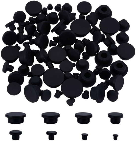 Wandelstok dop Type A 19 mm | Verschillende maten | Rubberdop