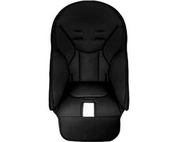 Kussen voor kinderstoel - geschikt voor kinderstoelen, PU-leren kinderstoelen, babystoelen - geschikt voor gestoffeerde kinderstoelen van merken zoals Peg Perego, Kosmic Jané, Baoneo en Siesta Zero3-Zwart