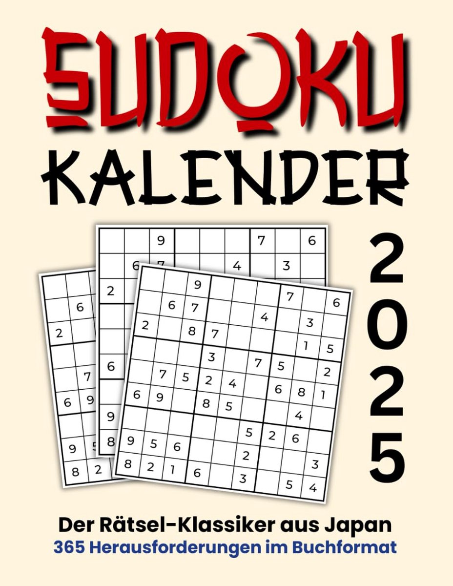 Sudoku Kalender 2025: 365 Dagen Puzzelplezier in Handzaam Boekformaat
