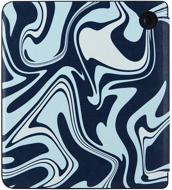 Slimfit Hoesje - Sleepcover Geschikt voor Kobo Libra Colour - Hoes Cover - Abstract Kleuren - ereader hoesje - cover — afbeelding 3