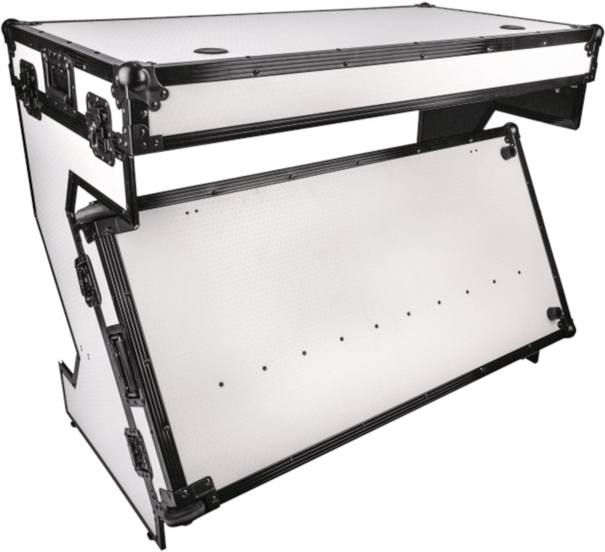 Showgear Portable Z-Style Table Multi-purpose - Hybrid Flight Case - Wit