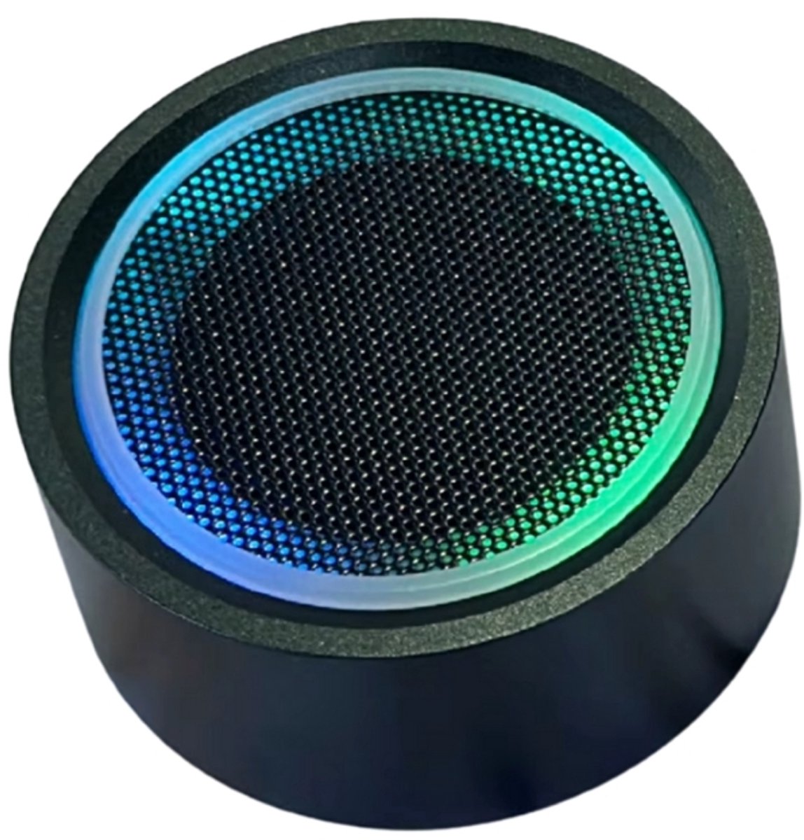 MagShake RGB Bluetooth Speaker – Mini Speaker met Magneetvoet – Shake Control – IPX7 Waterproof – TWS Stereo – 5–7 Uur Speeltijd - Zwart