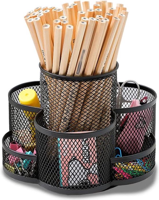 Mesh Marker Pen Houder, Mesh Bureau Netjes, Bureau Netjes Organisator, Magnetische Potlood Houder, voor Thuis, Kantoor, School, Klaslokaal, Workshop