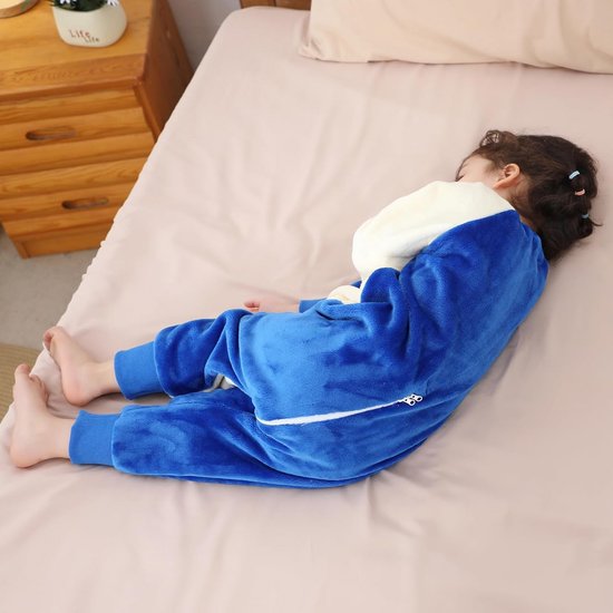 Warme Slaapzak met Voetjes en Mouwen voor Baby en Kind - Flanellen Pyjama voor de Winter (0-6 jaar) — afbeelding 3