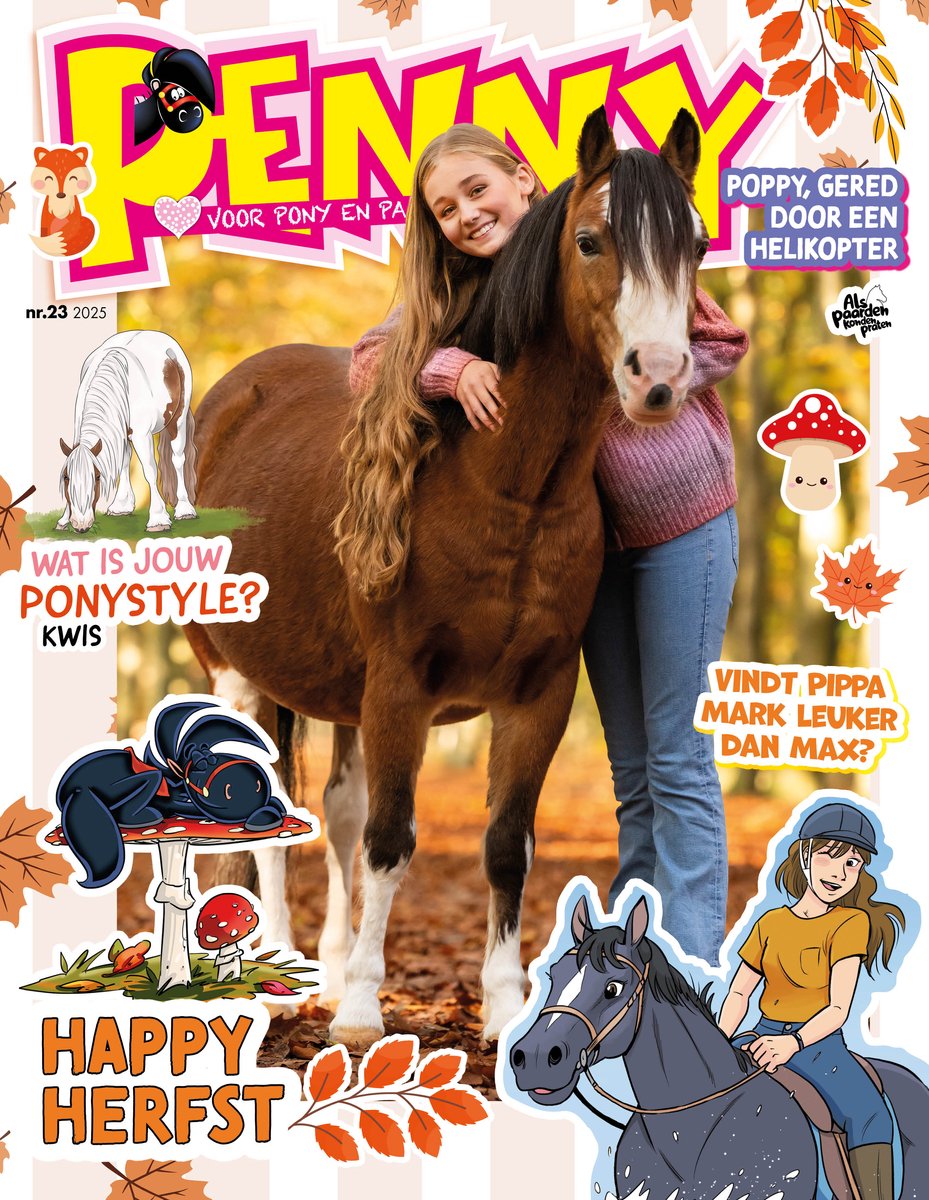 Penny Magazine Nr. 23-2025 - Tijdschriften - Tijdschrift - Magazine - Tijdschrift Paarden - Tijdschrift Kinderen - Paard - Paarden Spullen - Paardenliefhebber - Paarden - Pony - Veulen