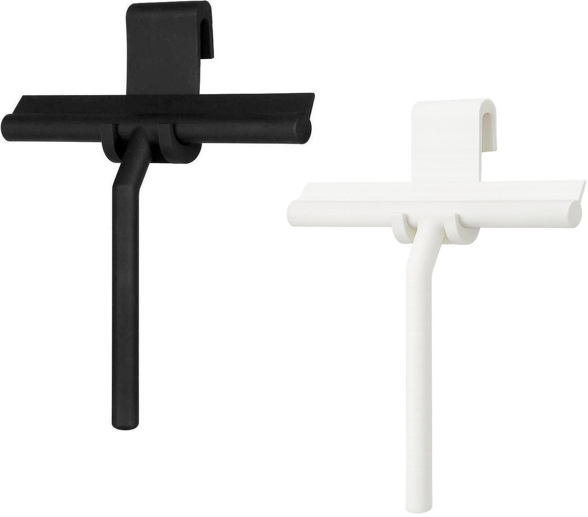 LORESJOY Douchewisserset Met Houder, 35 Cm Brede Wisser Zonder Boren Verstelbare Douchewisser Van 45 153 Cm Douche En Raamwisser Voor Badkamer Tegels Spiegels Ramen Zwart 2339175159