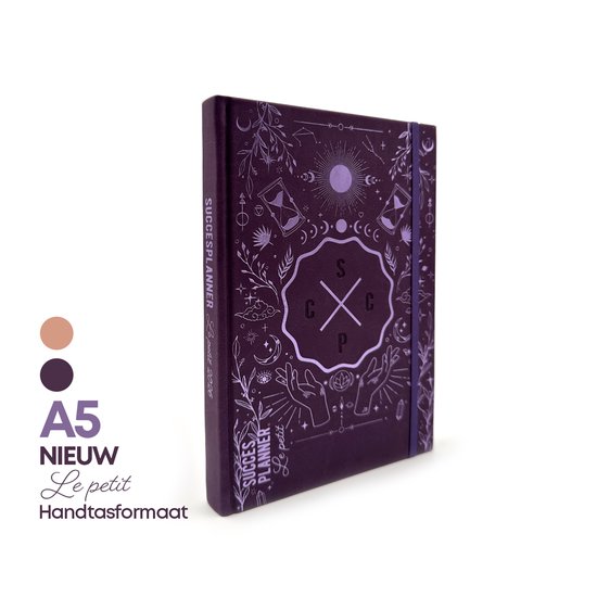 SuccesPlanner Le Petit 2026 - Agenda hebdomadaire - Privé et professionnel dans un seul agenda - Purple Universe