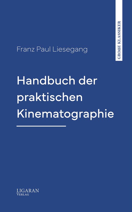 Handbuch der praktischen Kinematographie - cover
