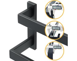 DailySupplies® Handdoekrek Radiator - Badkamer - Droogrek - Zwart
