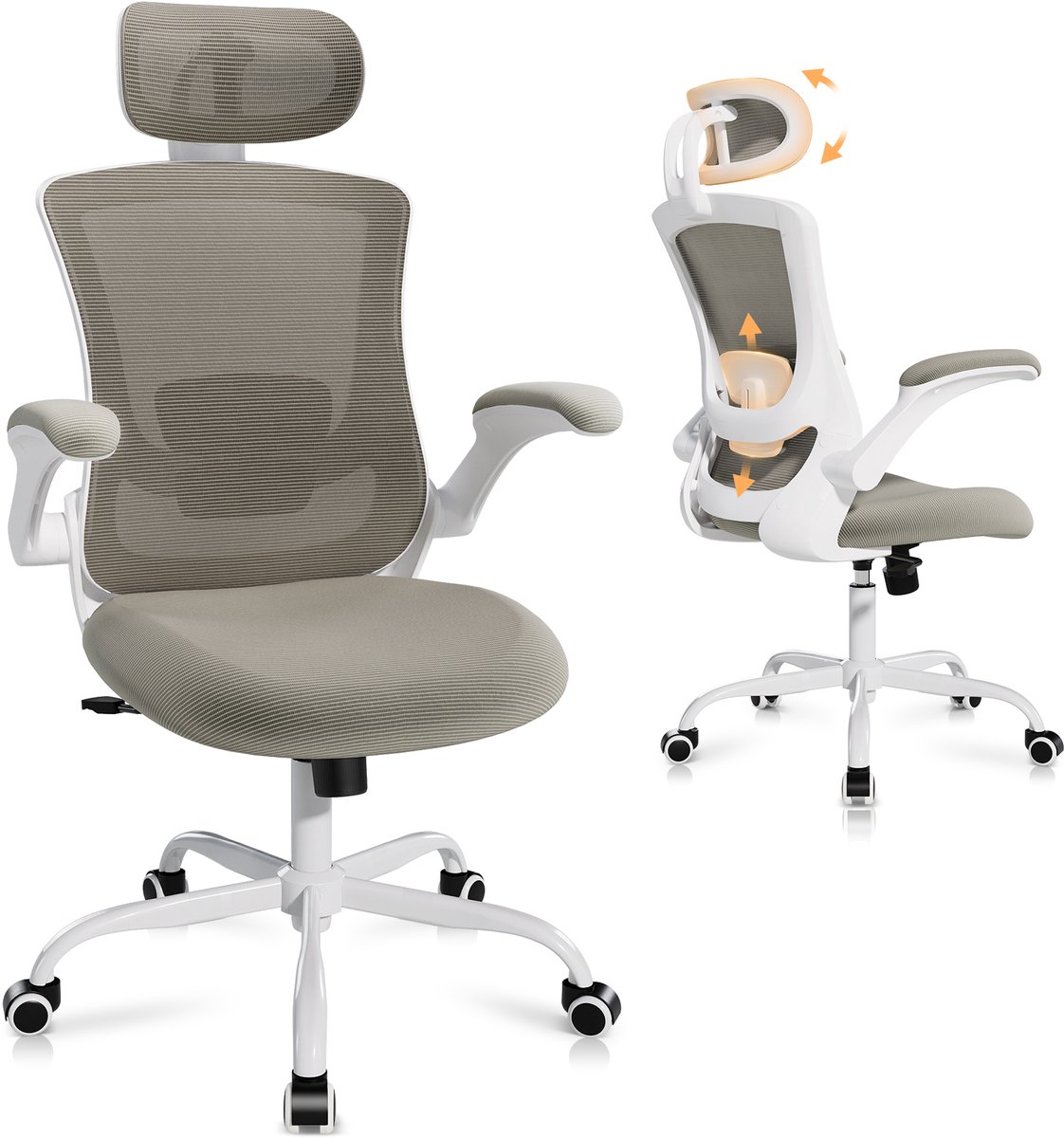 COLAMY Ergonomische Bureaustoel met - COLAMY - €109,99