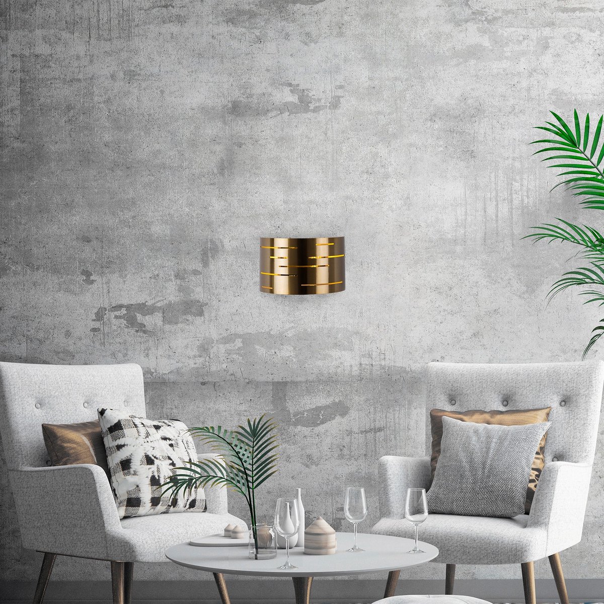 629 Wandlamp | METALEN BEHUIZING | Vintage - Asir Group - Wandlampen - Koper - Metaal - Wandlampen -